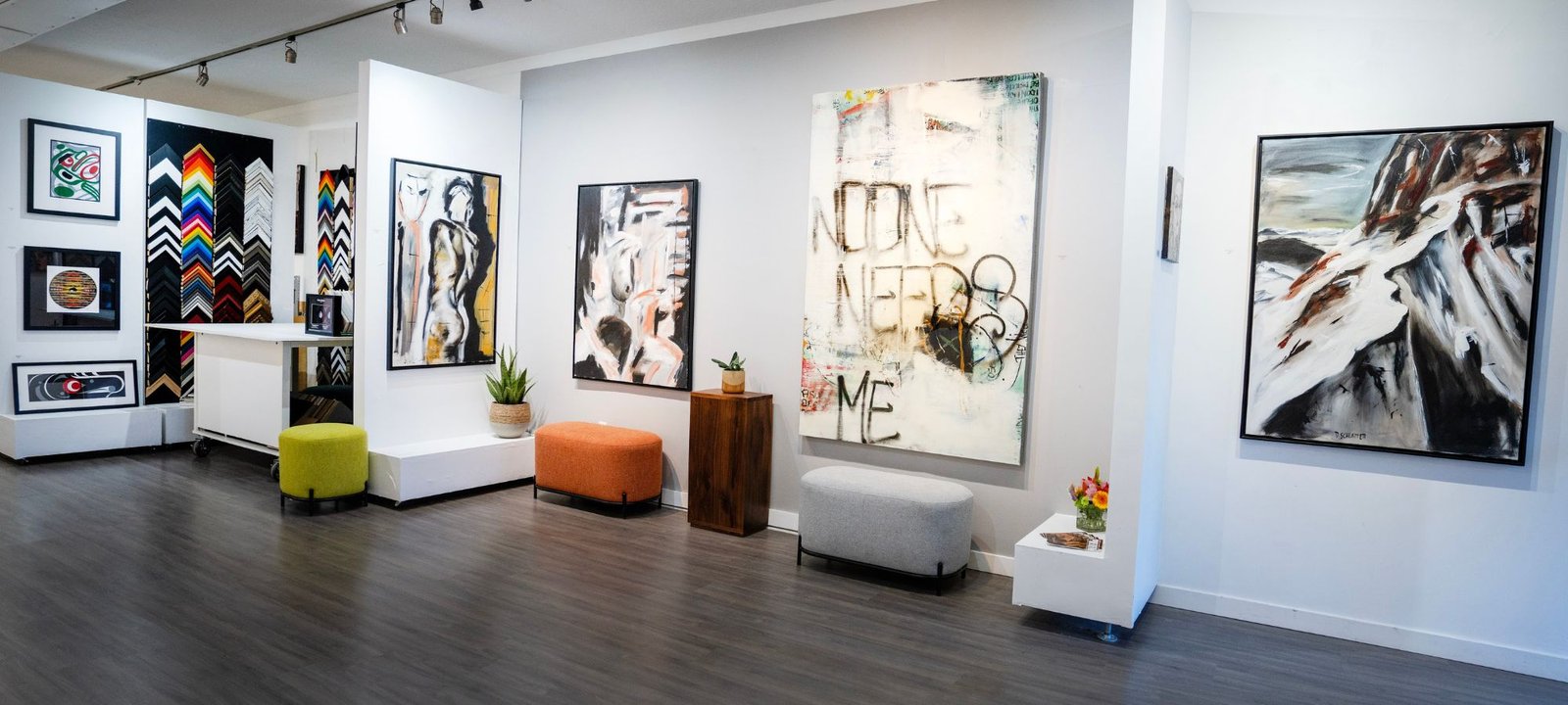 interior of Nomad Art Gallery White Rock